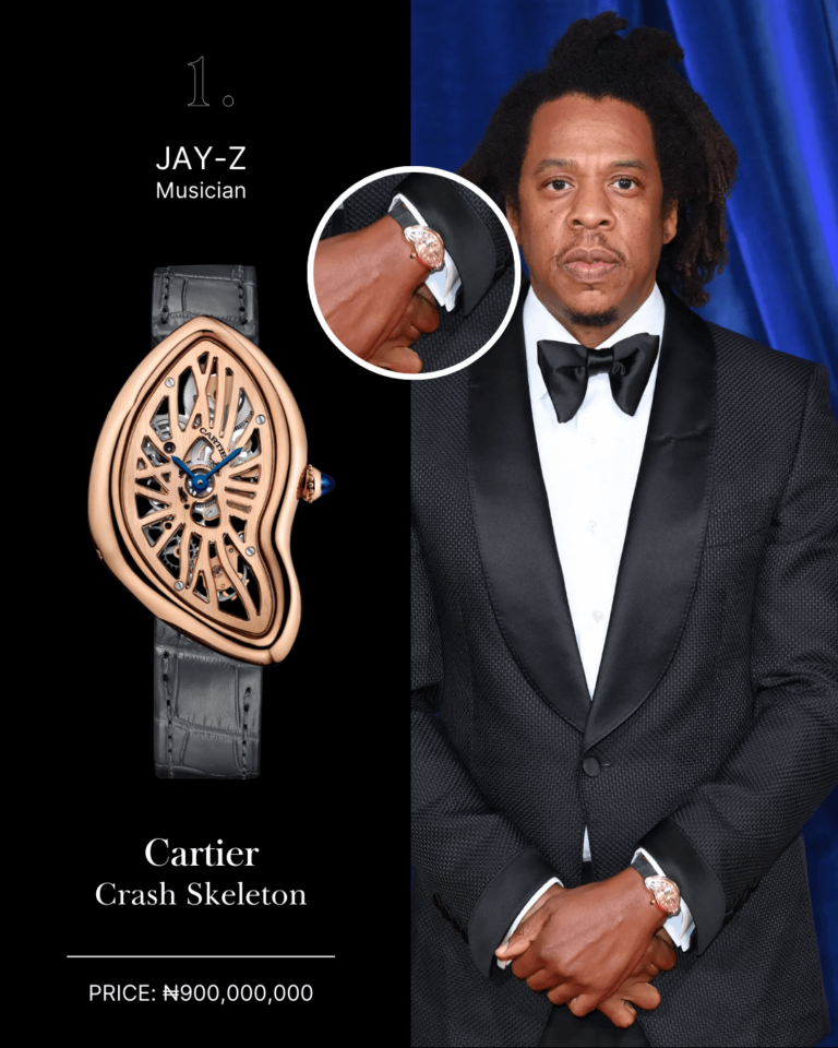 Jay-Z wearing Cartier