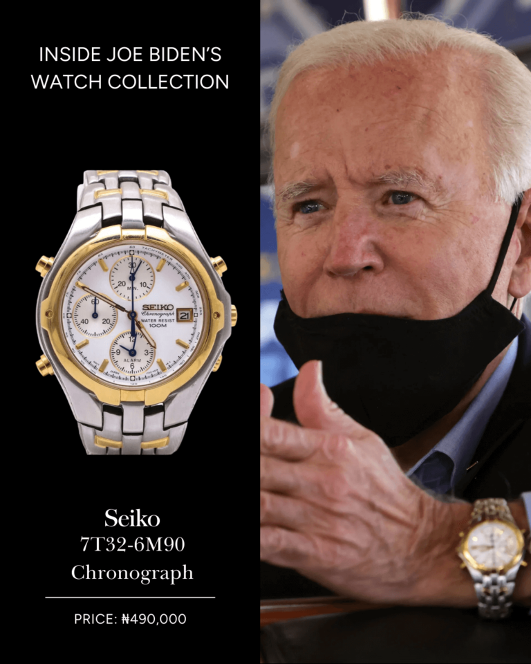 joe biden seiko watch